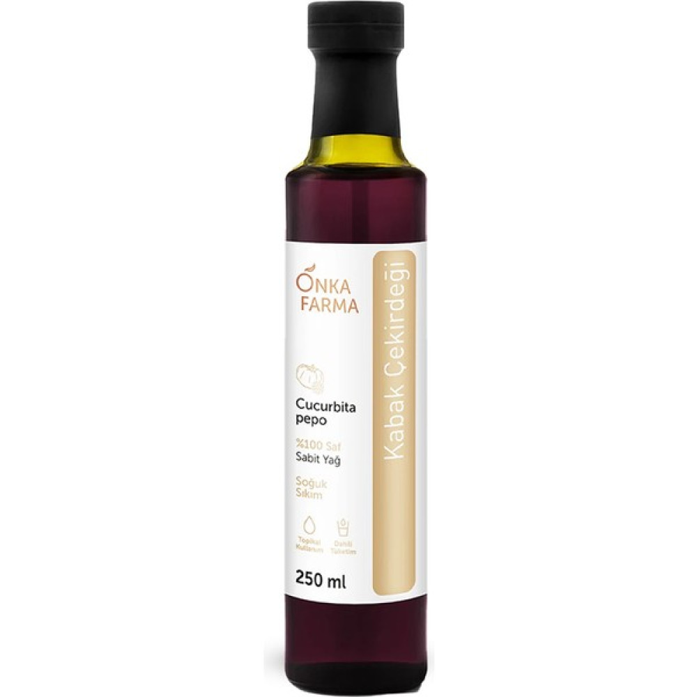 Onka Farma Saf Kabak Çekirdeği Yağı 250 ml Soğuk Sıkım Bitkisel Yağlar Fiyatı