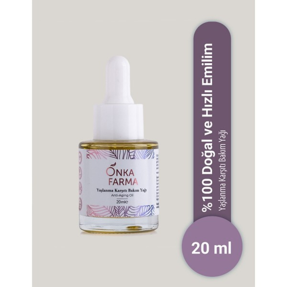 Onka Farma Yaşlanma Karşıtı Besleyici Yenileyici Onarıcı Bakım Yağı - Anti Aging Bakım Yağı - 20 ml Anti-Aging / Yaşlanma Karşıtı Fiyatı