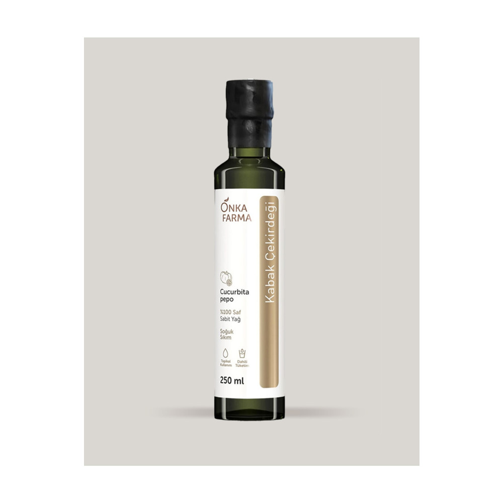 OnkaFarma Onka Farma Soğuk Sıkım Kabak Çekirdeği Yağı - %100 Saf Doğal Kabak Çekirdeği Yağı - 250 ml Cilt ve Yüz Bakımı Fiyatı