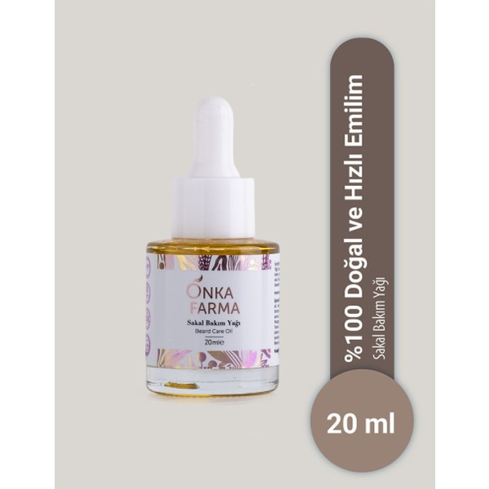 Onkafarma Sakal Bakım Yağı - %100 Doğal Içerik ve Onarıcı Etki Dolgunlaştırıcı - 20 ml Cilt ve Yüz Bakımı Fiyatı