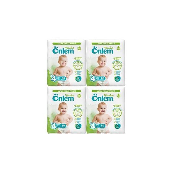 Önlem Beden:4+ 9-16 kg Maxi Plus 320 Adet Botanika Ultra Fırsat Bebek Bezi Bebek Bezi Fiyatı
