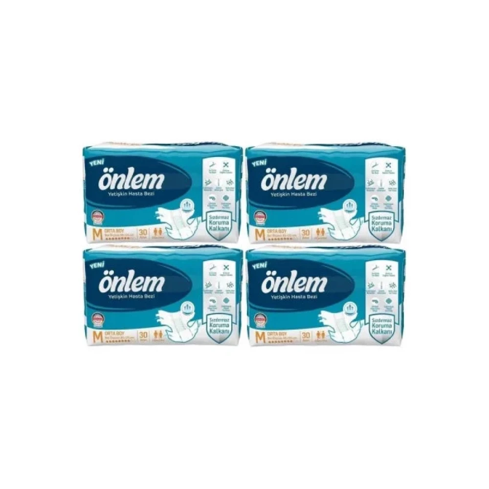 Onlem Bel Bantli Tekstil Yuzey M Orta 120 Adet Hasta Bezi Hasta Bezleri ve Temizliği Fiyatı