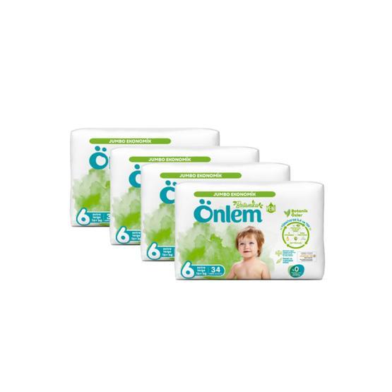 Önlem Botanika No:6 Extra Large 136 Adet Bebek Bezi Bebek Bezi Fiyatı