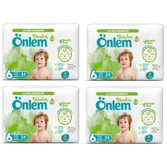 Önlem Botanika No:6 Extra Large 136 Adet Bebek Bezi