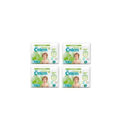 Önlem Botanika No:6 Extra Large 136 Adet Bebek Bezi
