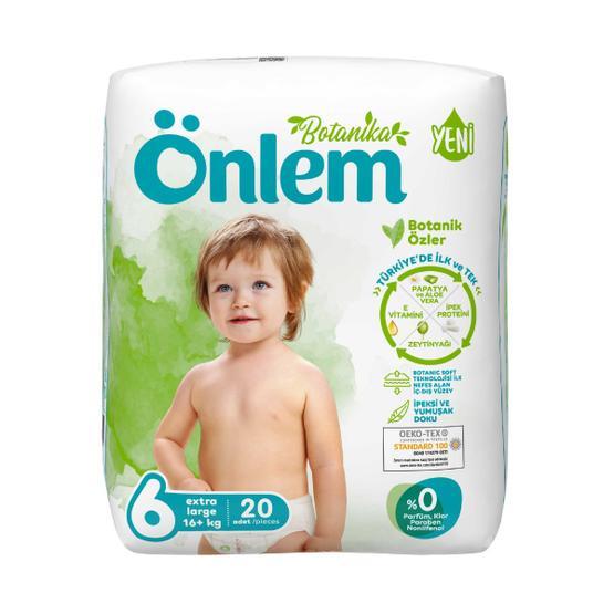 Önlem Botanika No:6 Extra Large 20 Adet Bebek Bezi