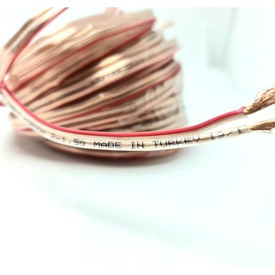 Onli 2x1.50 mm 10 m Şeffaf Hoparlör Kablosu