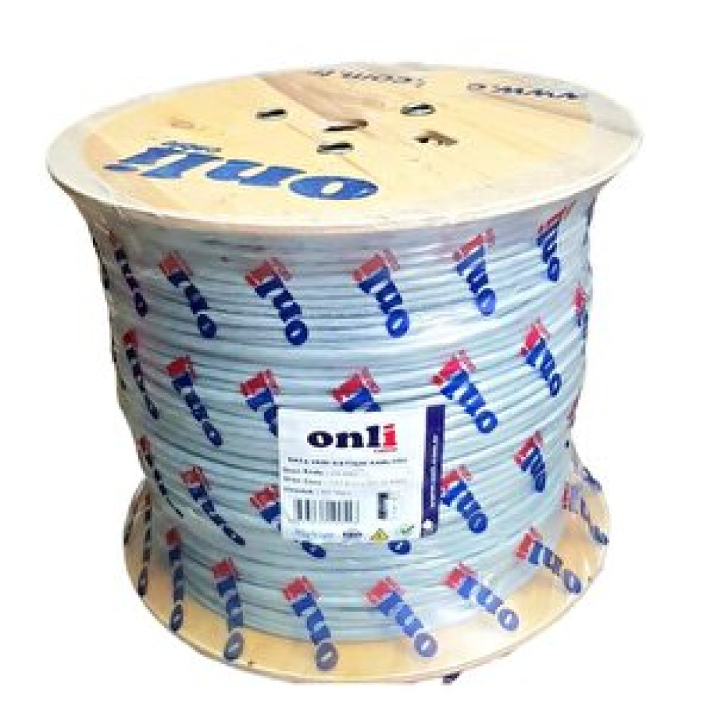 Onli 500mt 23awg Utp Cat6 Network Kablosu Gri Yerli Üretim Ağ / Network Kablosu Fiyatı