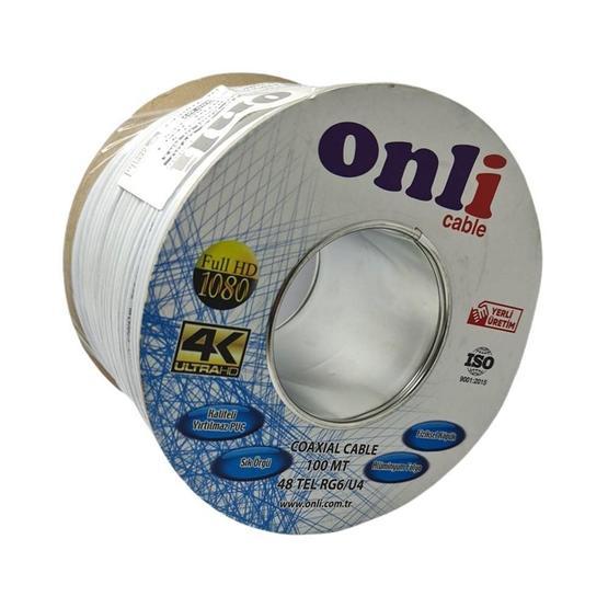 Onli RG59-U4 200 m Mini Tekli Anten Kablosu Uydu Alıcısı Aksesuarları Fiyatı