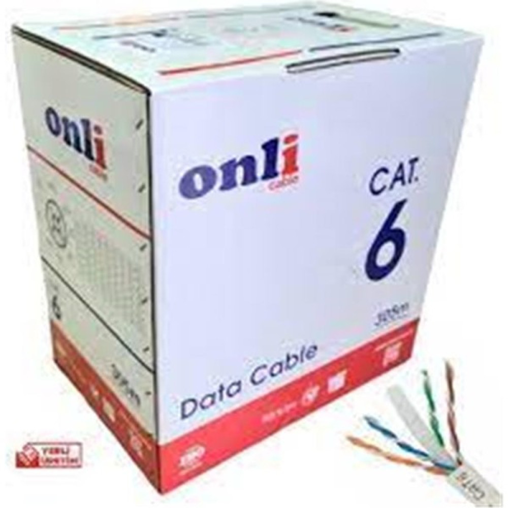 Onli U-Utp 23 Awg Cca 100 Metre Cat6 Kablo Oto Boyaları Fiyatı