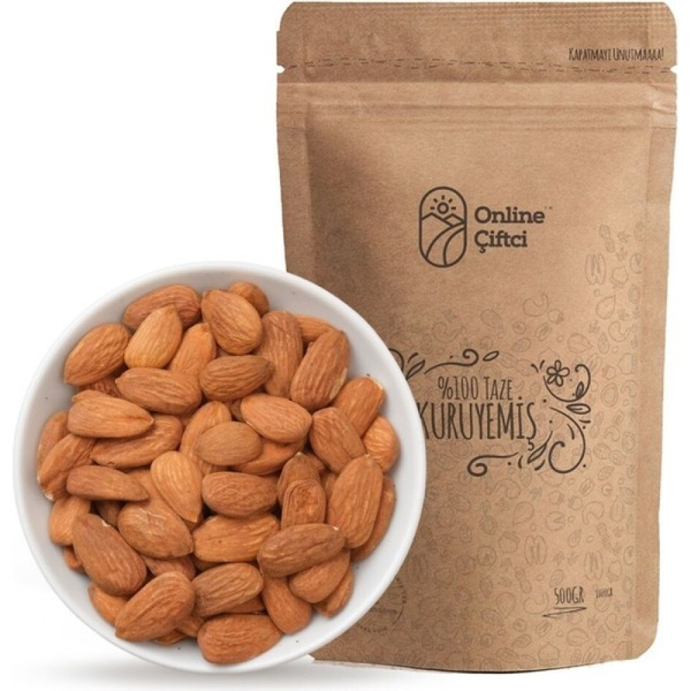 Online Çiftçi Çiğ Yerli Badem 500 gr Diğer Fiyatı