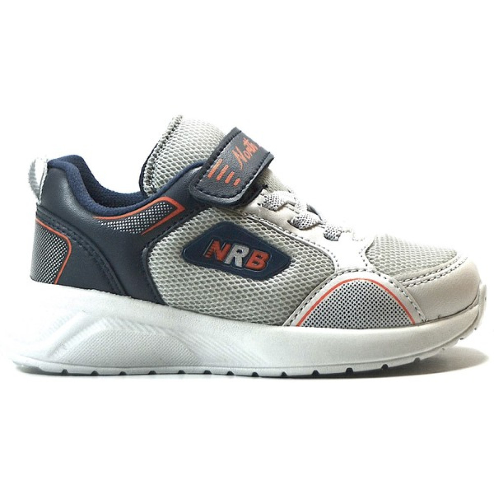 Onlo Ayakkabı NR44.B Gri Cırtlı Hafif Sneakers Erkek Çocuk Spor Ayakkabı Spor Ayakkabı Fiyatı