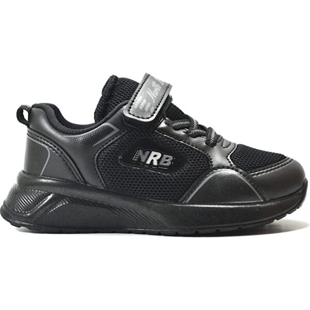 Onlo Ayakkabı NR44.B Siyah Cırtlı Hafif Sneakers Erkek Çocuk Spor Ayakkabı Spor Ayakkabı Fiyatı