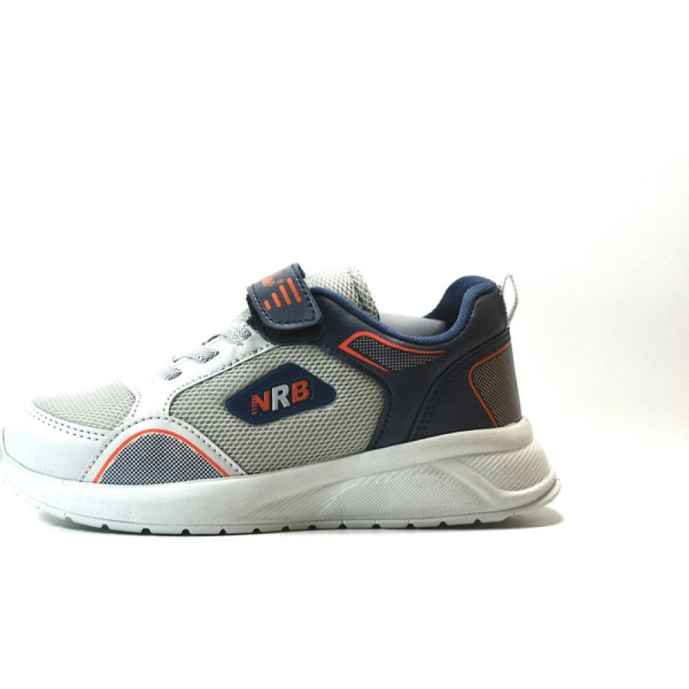 Onlo Ayakkabı NR45.B Gri Cırtlı Hafif Sneakers Erkek Çocuk Spor Ayakkabı Spor Ayakkabı Fiyatı