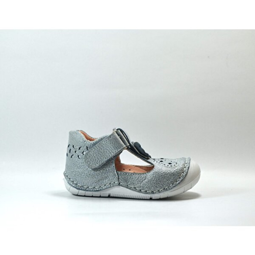 Onlo Ayakkabı R335 Hakiki Deri Gümüş Cırtlı Ortopedik Ilkadım Kız Bebek Ayakkabı Kız Çocuk Günlük Ayakkabısı Fiyatı
