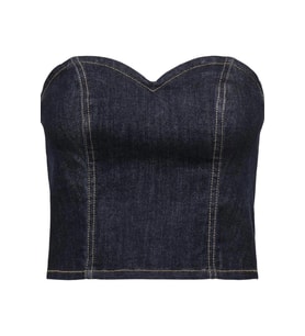 ONLTIKI S/L DNM RINSE CORSET TOP GUA Bayan Korse Fiyatı