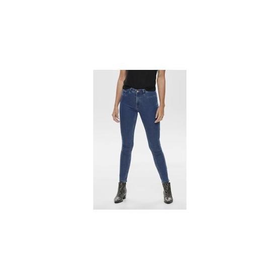 Only 15184826-MBD Fhi-Rise Skinny Mavi Kadın Kot Pantolon