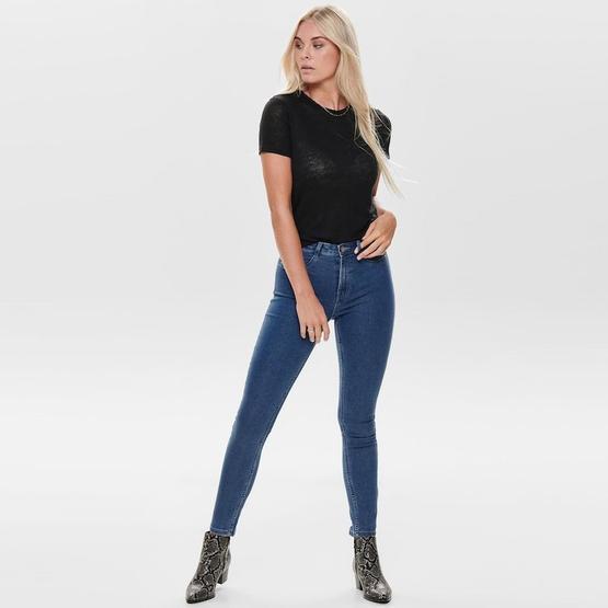 Only 15184826-MBD Fhi-Rise Skinny Mavi Kadın Kot Pantolon