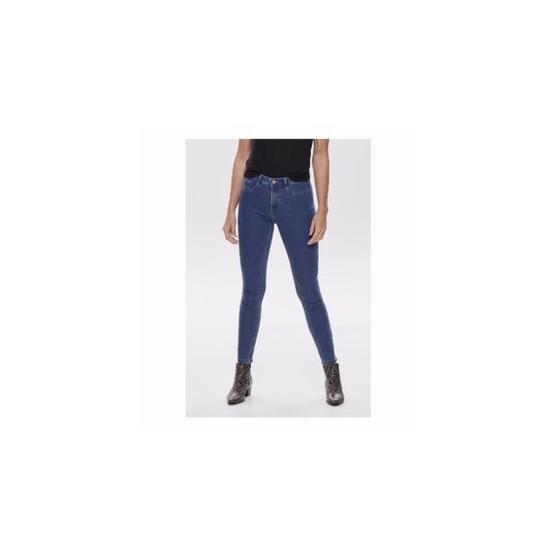 Only 15184826-MBD Fhi-Rise Skinny Mavi Kadın Kot Pantolon