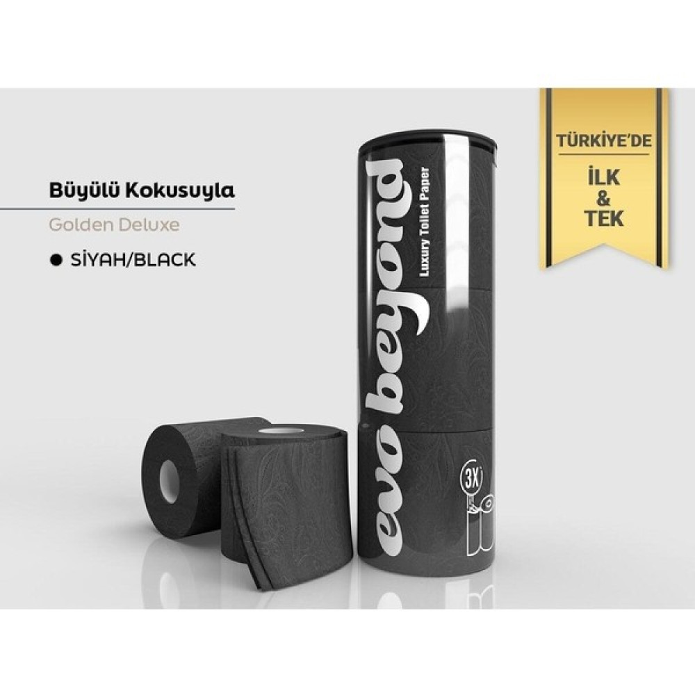 Only Evobeyond Only Evo Beyond 3lü Rulo Siyah Tuvalet Kağıdı Fiyatı