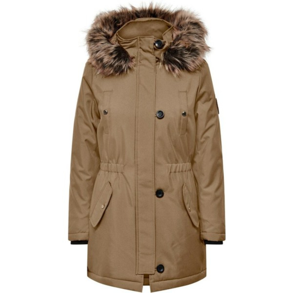 Only Irıs Fur Winter Kadın Parka 15213755 Kadın Kaban Fiyatı