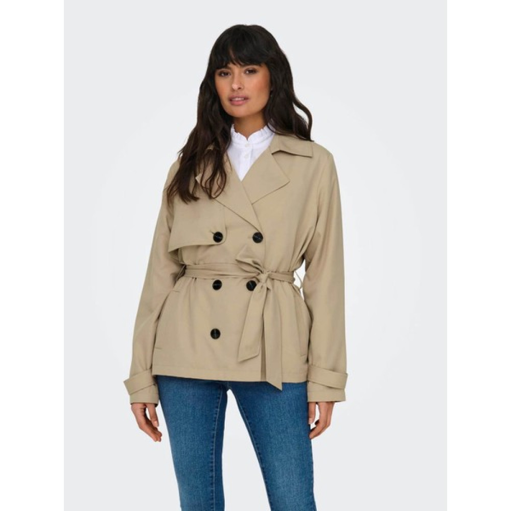 Only Kadın Kaban Bej 15317196 Onlchloe Short Trenchcoat Db Otw Kadın Kaban Fiyatı