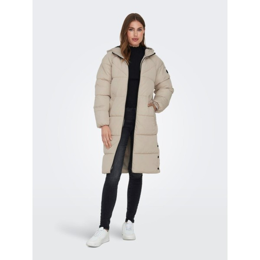 Only Kapüşonlu Puffer Taş Kadın Kaban 15304786 Kadın Kaban Fiyatı