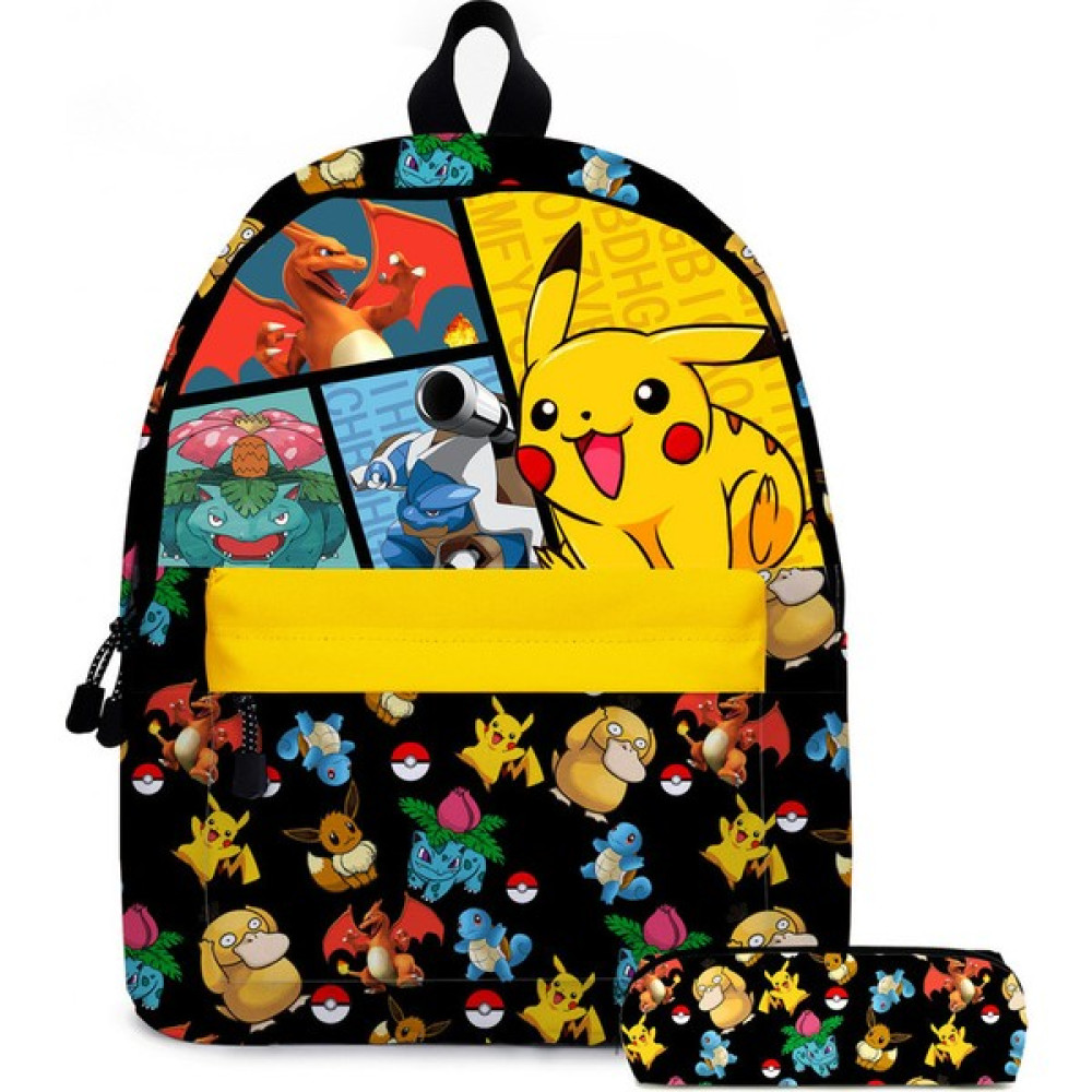 Only Ly Pokemon Desenli Okul Çantası ve Kalem Kutusu Çok Renkli (Yurt Dışından) Okul Çantası Fiyatı