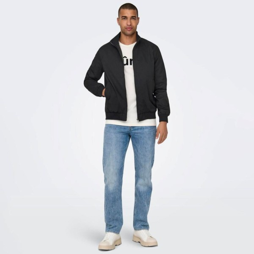 Only & Sons 22027613 Harrıngtotw Vd Erkek Mont Black Erkek Mont Fiyatı