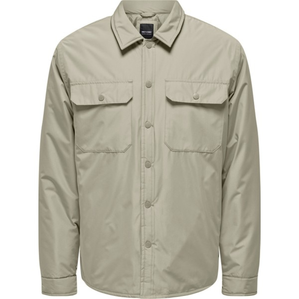 Only & Sons Açık Kahve Erkek Mont 22025424_ONSHARVEY Lıfe Jacket Otw Erkek Mont Fiyatı