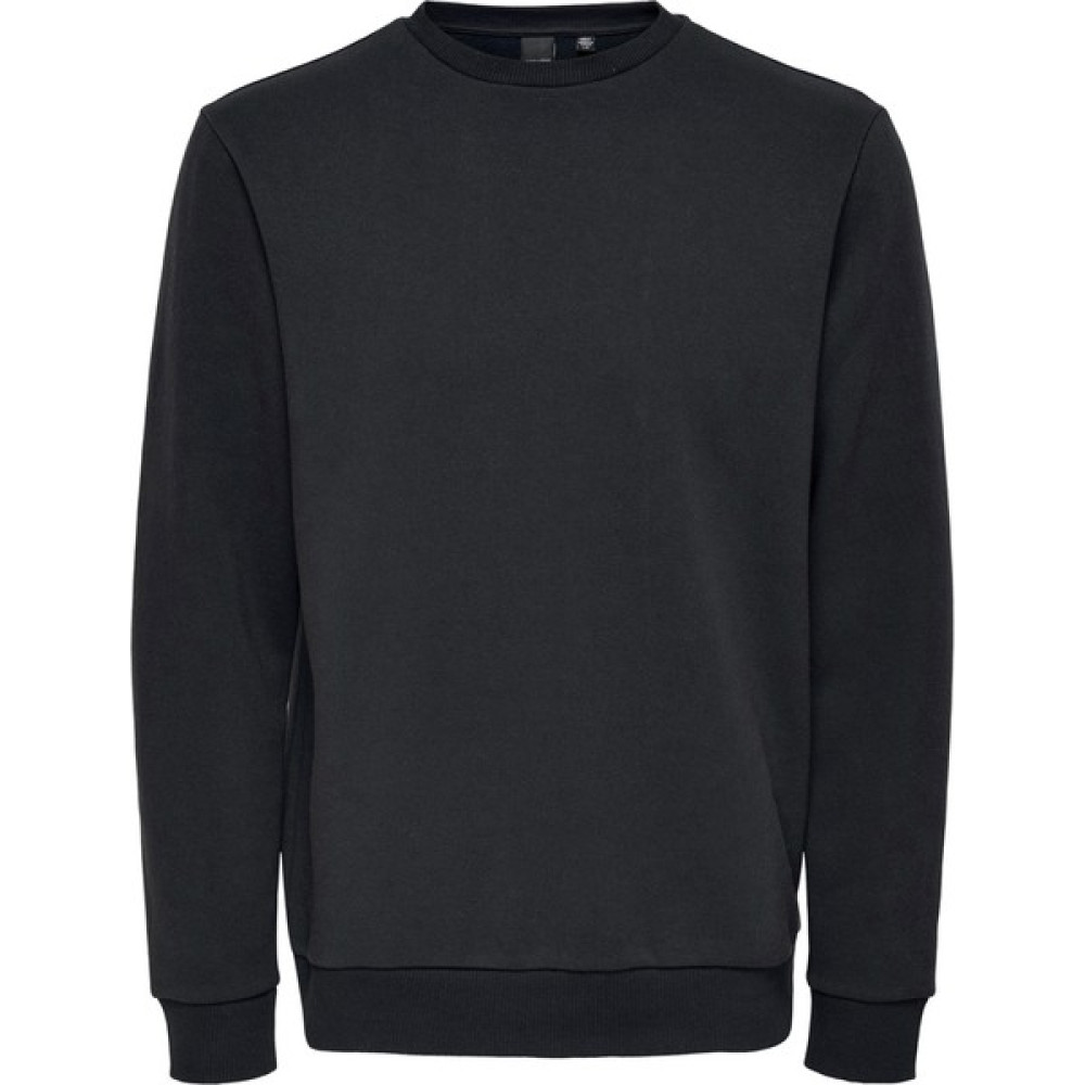 Only & Sons Bisiklet Yaka Koyu Lacivert Erkek Sweatshirt 22018683_ONSCERES Crew Neck Noos Erkek Sweatshirt Fiyatı