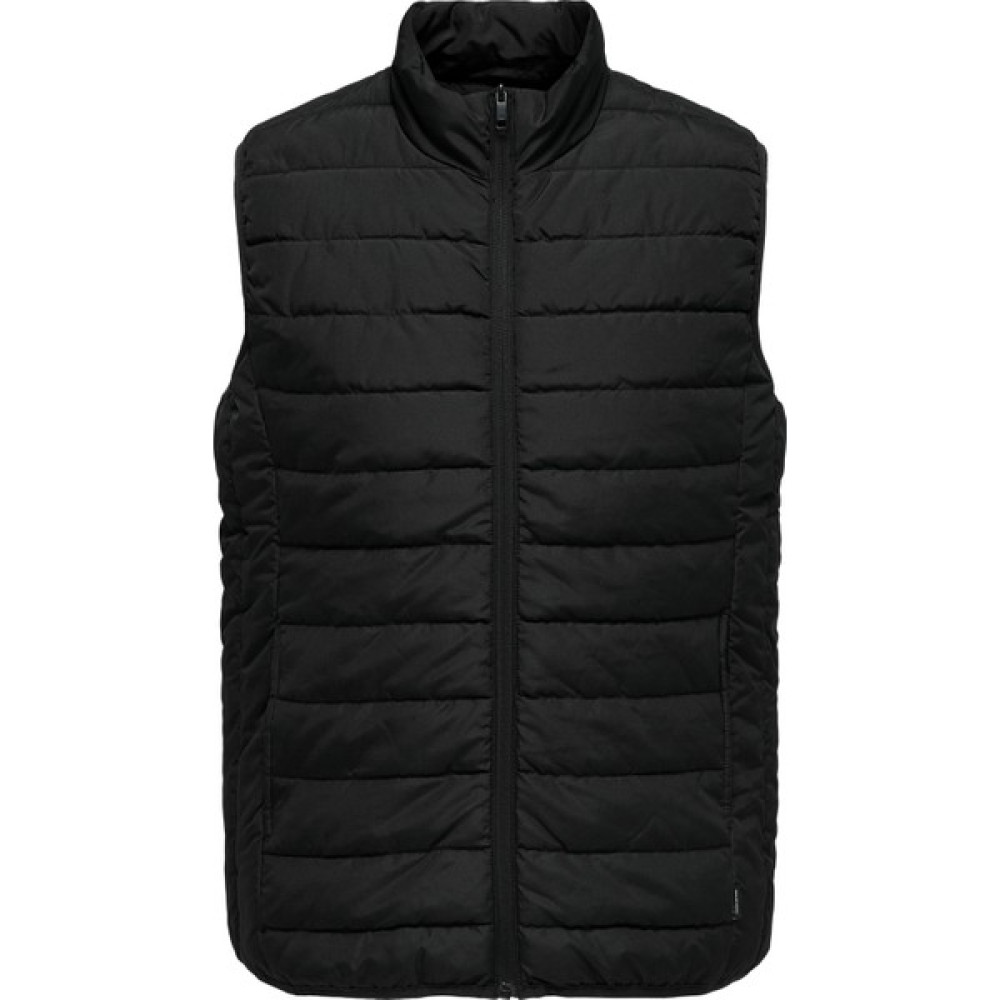 Only & Sons Bron Erkek Siyah Yelek (22025685-B) Erkek Yelek Fiyatı
