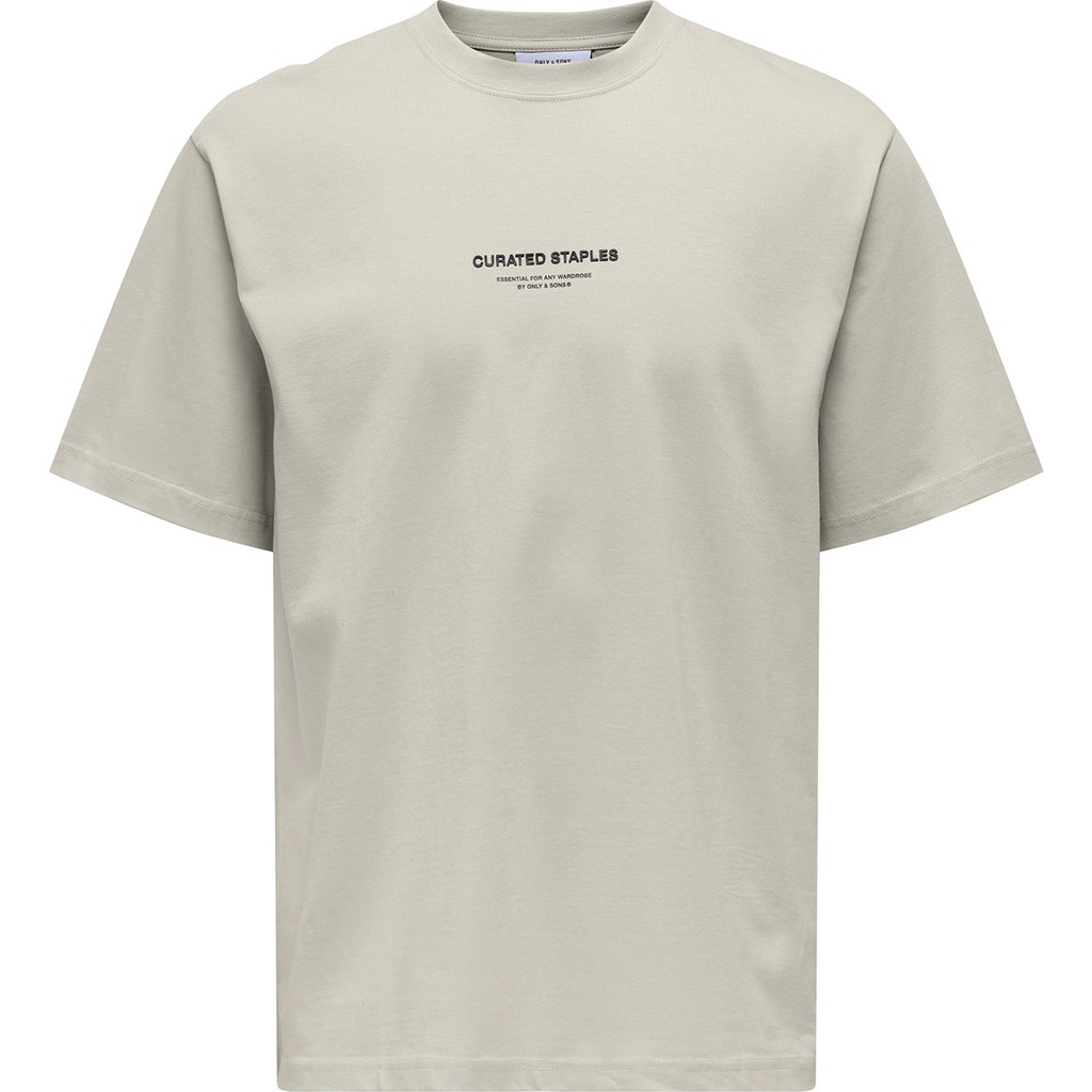 Only & Sons Erkek Onscurated Bisiklet Yaka %100 Pamuk T-Shirt 22030925 Taş Giyim & İç Giyim Fiyatı
