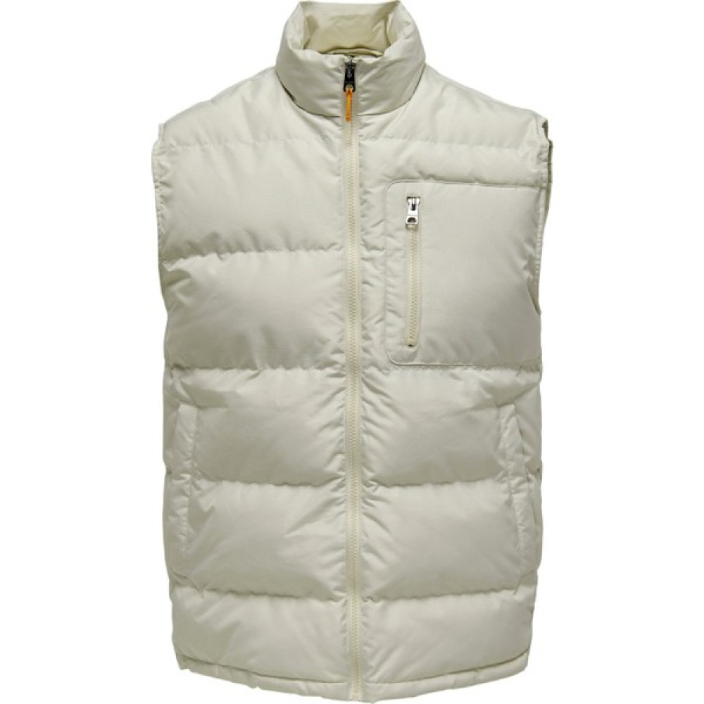 Only & Sons Erkek Şişme Fermuarlı Yelek Onsjake Quılted Vest 22024229 Erkek Yelek Fiyatı