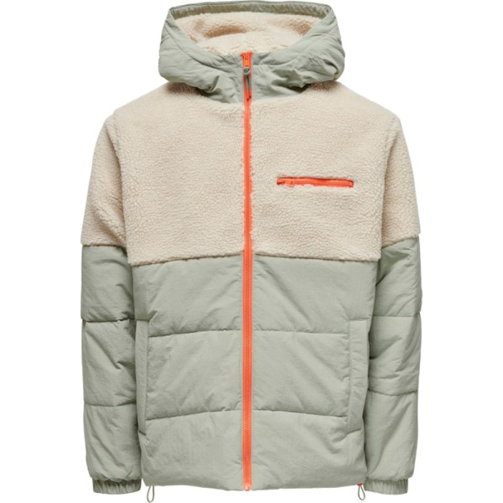 Only & Sons Erkek Yarım Peluş Kapüşonlu Mont 22026160 Erkek Mont Fiyatı