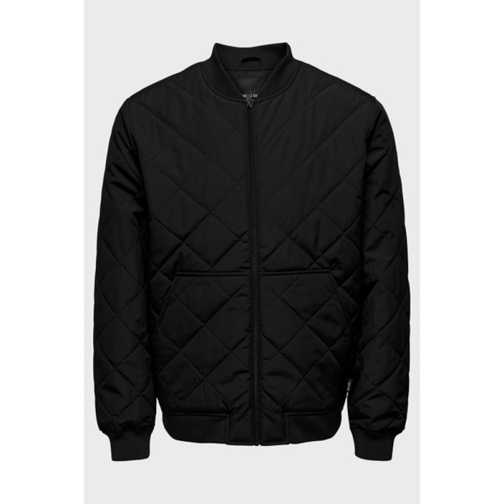Only & Sons Onsharvey Kolej Yaka Cepli Regular Fit Kapitone Bomber Ceket Erkek Ceket 22025425 Erkek Ceket Fiyatı