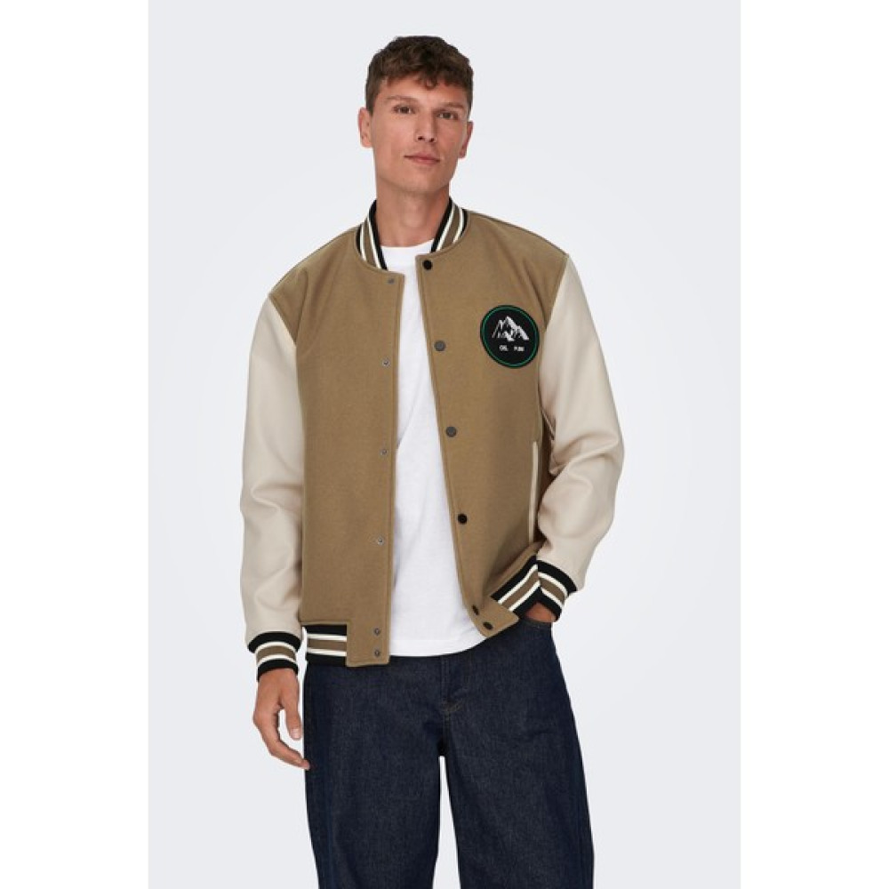 Only & Sons Onsjason Regular Fit Kolej Yaka Bomber Ceket Erkek Ceket 22026189 Erkek Ceket Fiyatı
