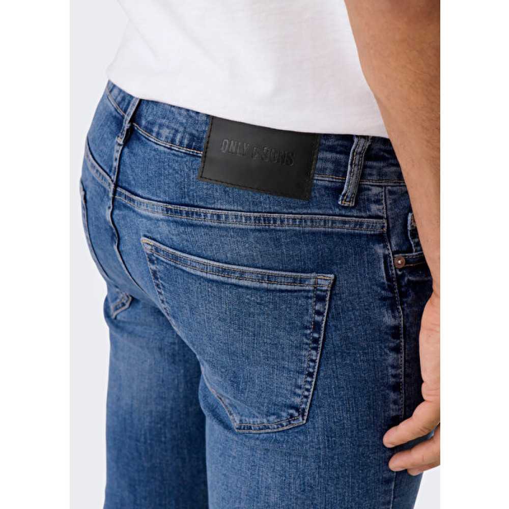 Only & Sons Yüksek Bel Dar Erkek Denim Pantolon 22026756_ONSLOOM Slım M. Blue 6756 Erkek Jeans / Kot Pantolon Fiyatı