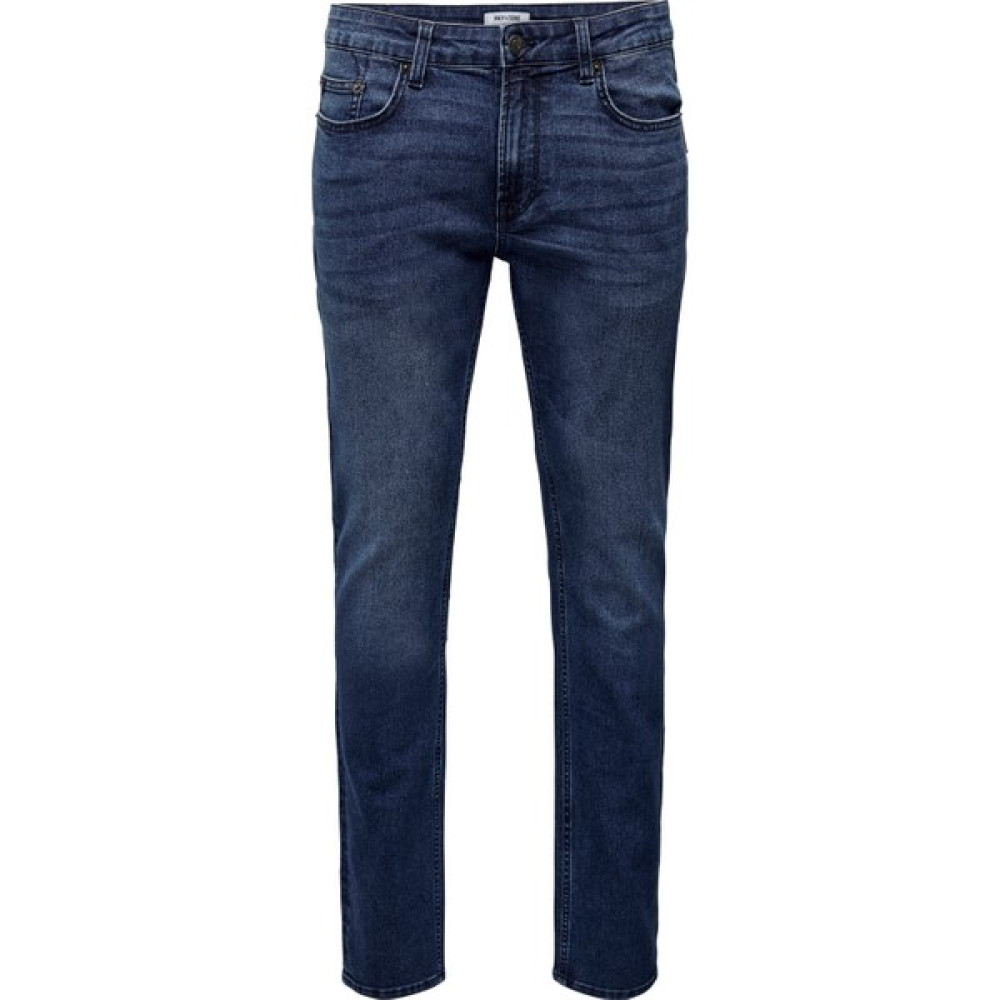 Only & Sons Yüksek Bel Normal Erkek Denim Pantolon 22026460_ONSWEFT Reg. D.blue 6460 J Erkek Jeans / Kot Pantolon Fiyatı