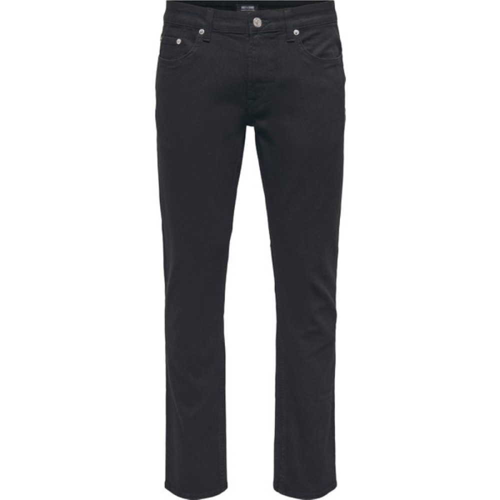Only & Sons Yüksek Bel Normal Siyah Erkek Denim Pantolon 22026461_ONSWEFT Reg. Black 6461 Je Erkek Jeans / Kot Pantolon Fiyatı