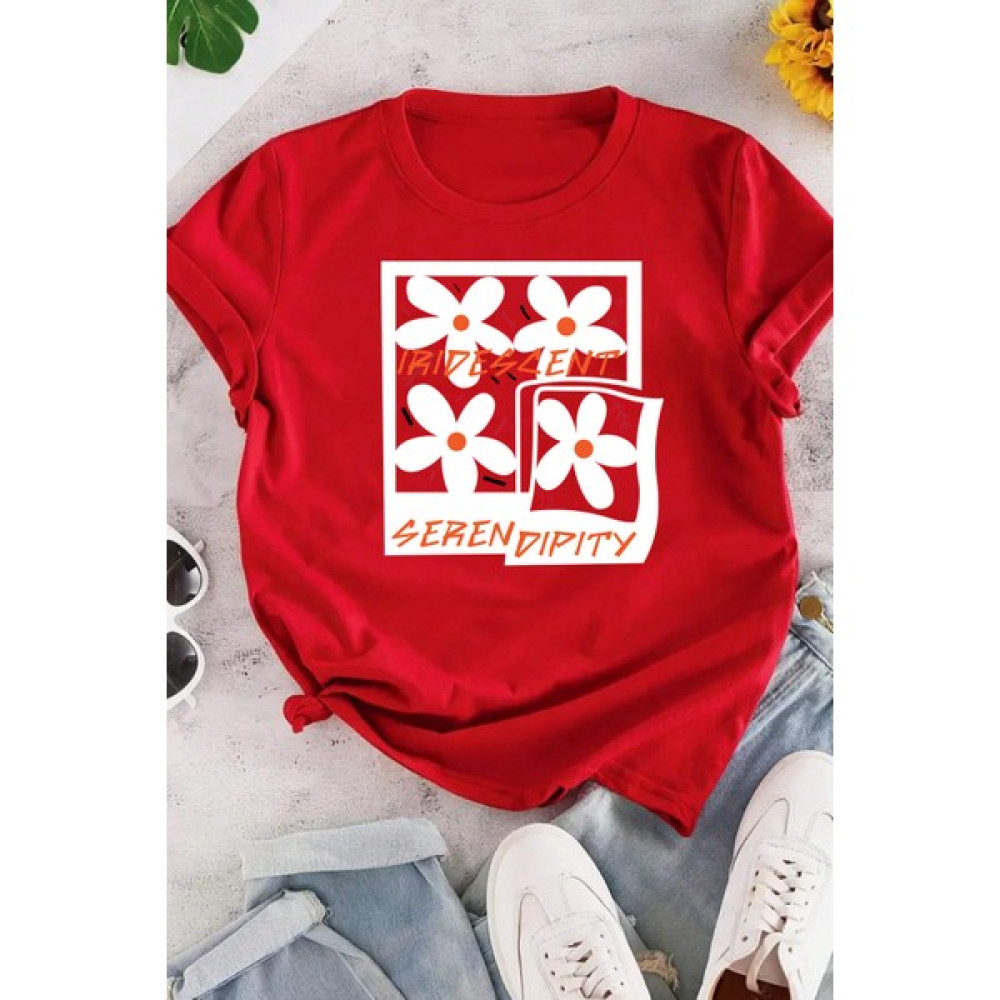 Only Trend Wear Serendipity Baskılı Oversize Tshirt Bayan T-shirt Fiyatı