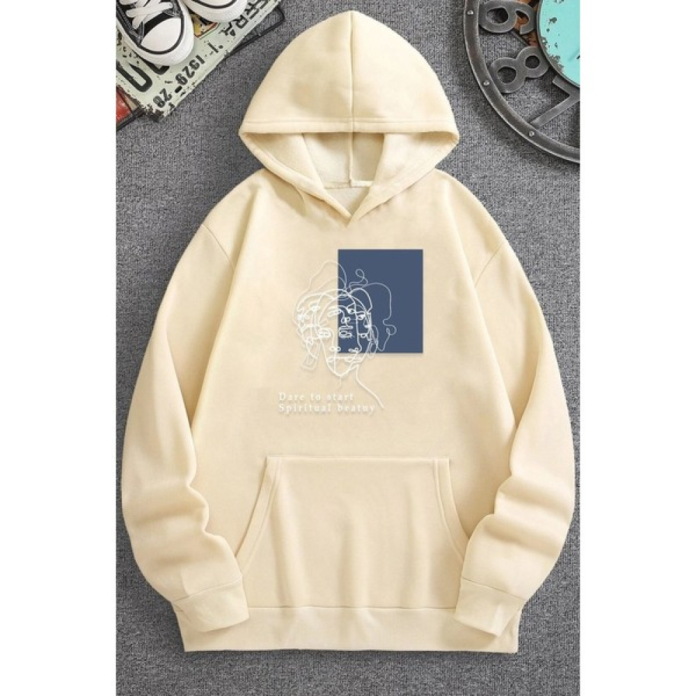 Only Trend Wear Unisex Minimal Line Drawing Baskılı Sweatshirt Bayan Sweatshirt Fiyatı