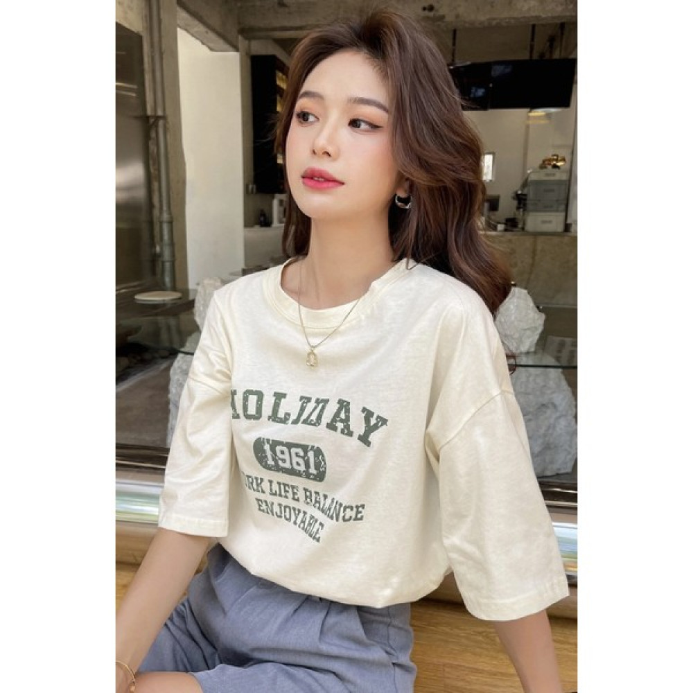 Only Trendwear Unisex Holiday Baskılı Tasarım Tshirt Bayan T-shirt Fiyatı