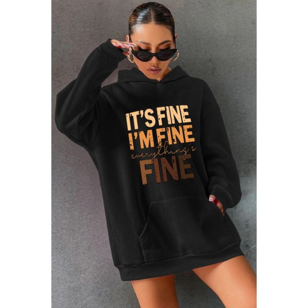 Only Trendwear Unisex Oversize Fine Baskılı Sweatshirt Bayan Sweatshirt Fiyatı