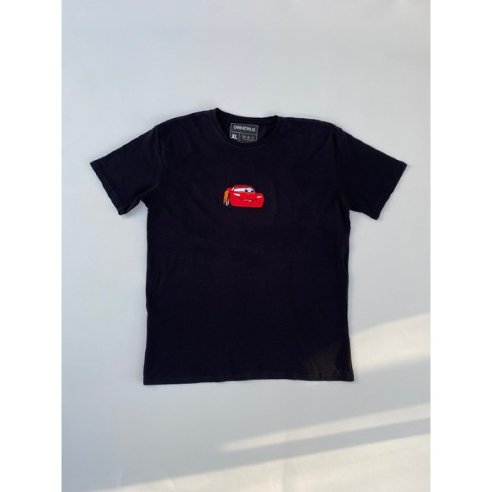 Onmerlo Şimşek Mcqueen Nakış Işlemeli T-Shirt Bayan T-shirt Fiyatı