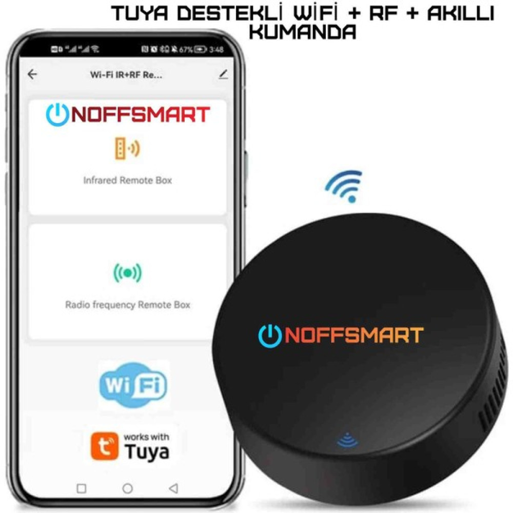 ONOFFSMART Tuya Destekli Wifi + Rf + Ir Akıllı Kumanda Oto Elektroniği Fiyatı