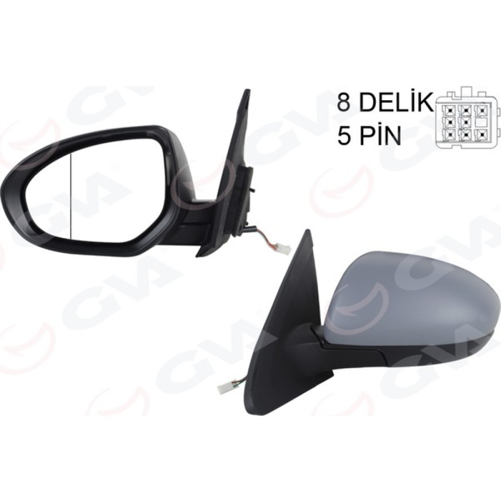 Ons Dış Dikiz Aynası Sol Mazda 3 10 Elektrikli Isıtmalı Astarlı Asferik 5 Fiş VM-336 Oto Dış Aksesuar & Yedek Parça Fiyatı