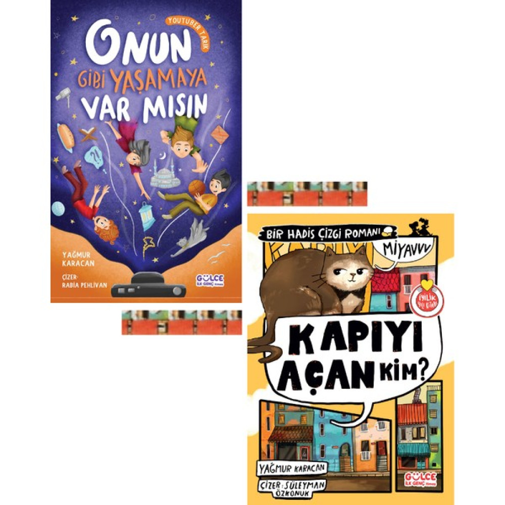 Onun Gibi Yaşamaya Var Mısın / Kapıyı Açan Kim? (2 Kitap) - Yağmur Karacan - u76 Diğer Fiyatı
