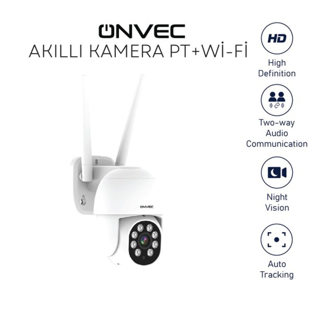 Onvec 2 Megapiksel Wifi Ip Pt Kamera Onvec Akıllı Uygulama Diğer Fiyatı