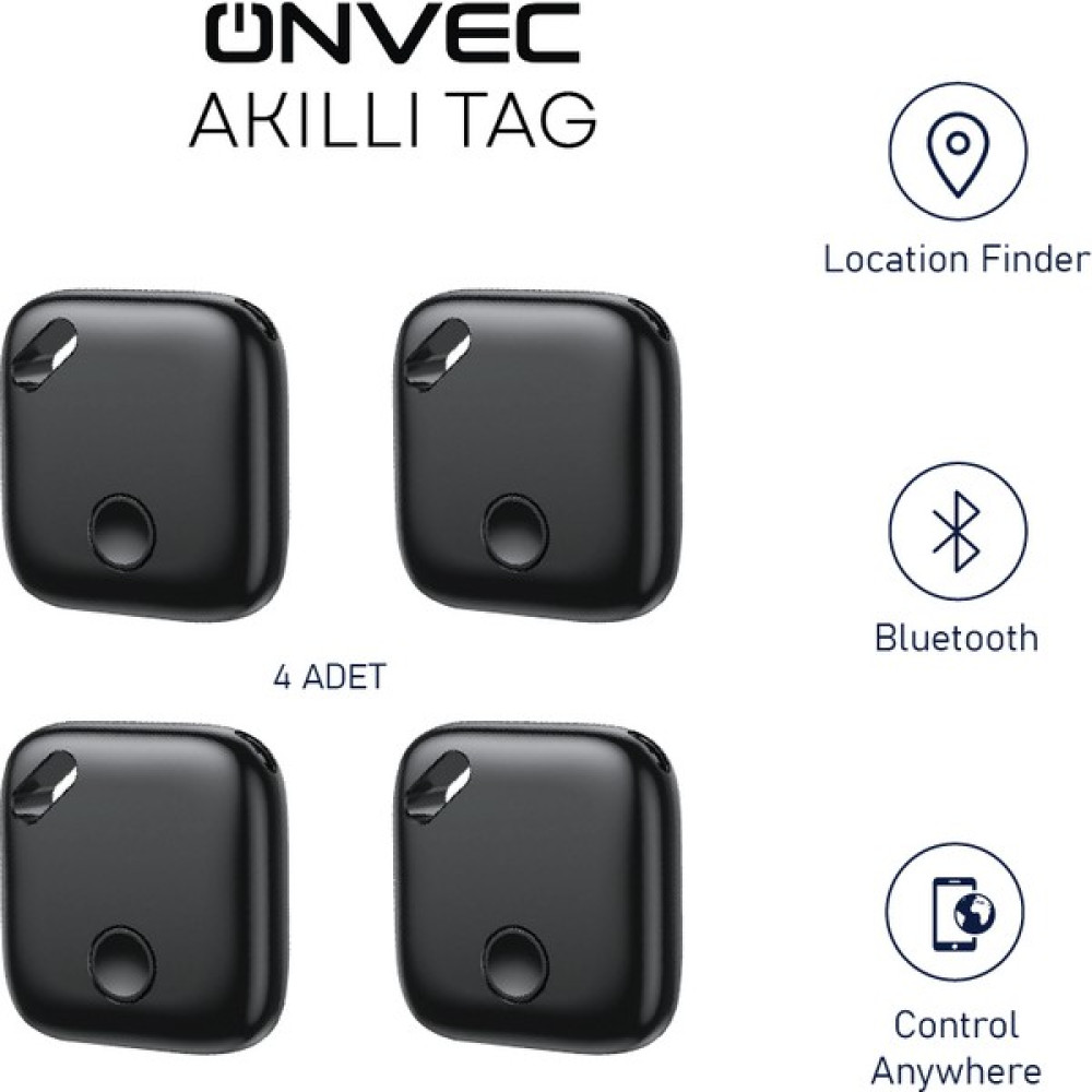 Onvec Smart Tag Akıllı Takip Cihazı 4 adet (Apple uyumlu) Cep Telefonu Aksesuarı Fiyatı